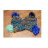 Bonnet en laine Arlequin bleu