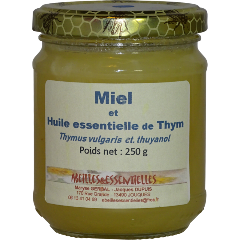 Miel et huile essentielle de thym de thuyanol