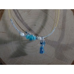 Turquoise pompon jewel - A Story of details