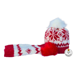 Wool Hat and Snood for...