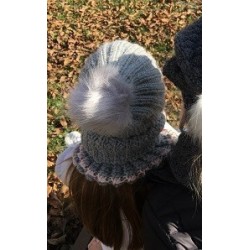 Bonnet et snood en laine...